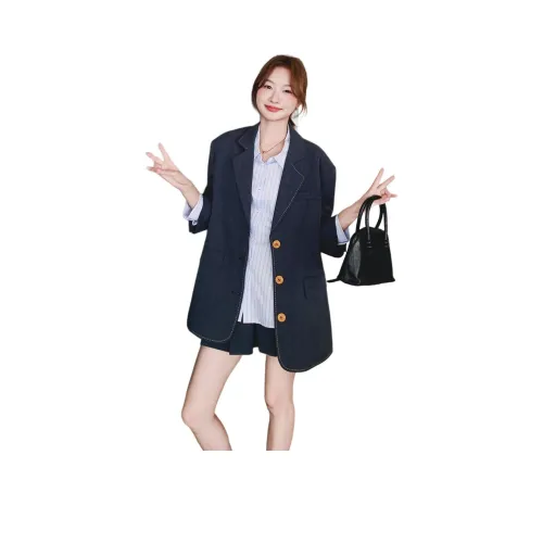 MEXICAN Темно-синий Синий Женские Бизнес-костюмы