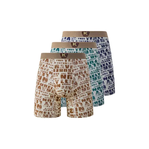 Qian Jiahui Боксеры Мужские 3 упаковки