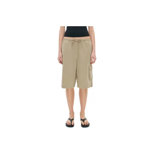 GLASSONS Utility Longline Tie Waist Short Cargo Shorts Women's