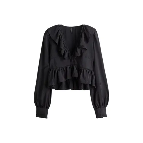 H M Темно-серые женские рубашки