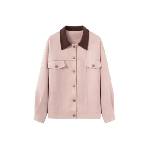 SNZX Розовая куртка с подкладкой женские куртки