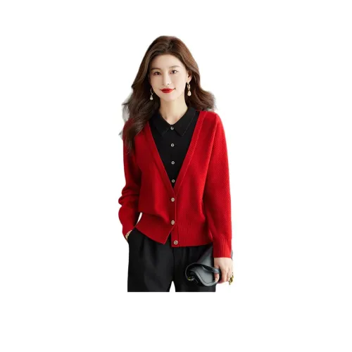 EMINU Red Женские Свитера