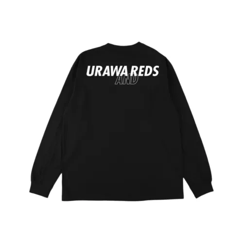 WIND AND SEA x J.LEAGUE J.LEAGUE Коллаборация FW25 URAWA REDS L S футболка с коротким рукавом Т Рубашка Унисекс