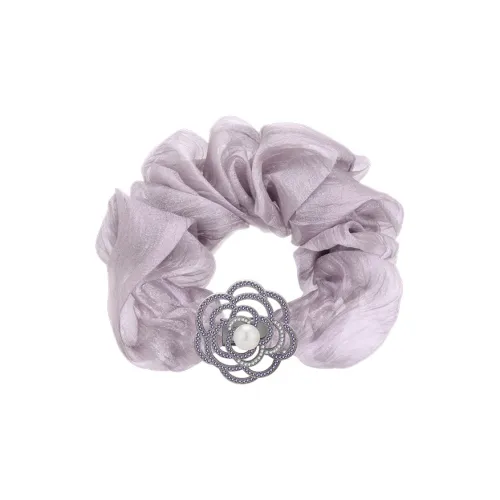 ROYALSASA Шелковый шифон Медный LIKE Кристальная резинка для волос Женская