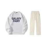 Комплект одежды (Белый топ + Хаки штаны)