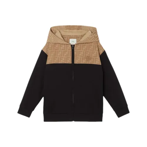 FENDI Черные Kids Свитшоты