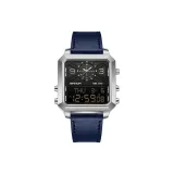 Серебристо-синий