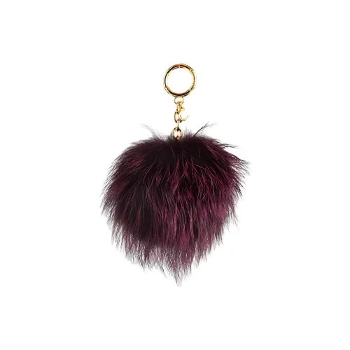 MICHAEL KORS Металл Мех Брелок Украшение Сумка Мерчандайзинг Большой Женский Фуксия