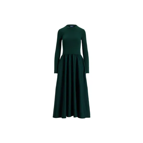 Polo Ralph Lauren Длинное платье с длинными рукавами женское