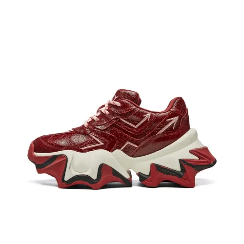 XMZY визуально увеличивает рост Низкие кеды с толстой подошвой Женские