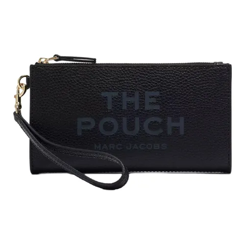 MARC JACOBS Pebble Leather Clutch Унисекс Black