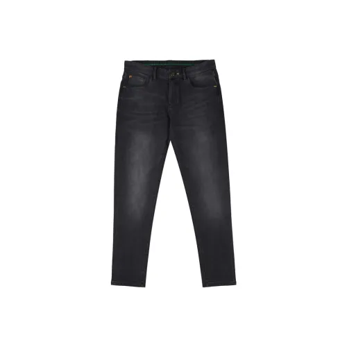 Raidy Boer Черный Серый Мужские Джинсы