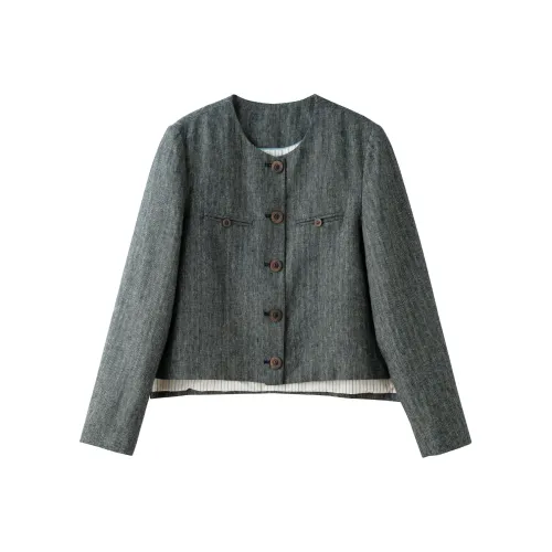 ZHEXI Фотиния Серый Женский Куртка