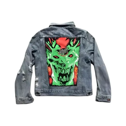 YGHOME OFFICIAL Зеленый Демон Унисекс Куртки