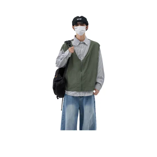 CLOUDYCATS Оливково-зеленые унисекс рубашки