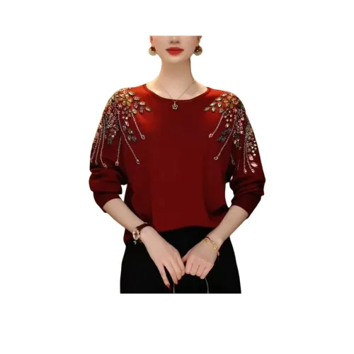 GIUHF Красный Женский Трикотаж