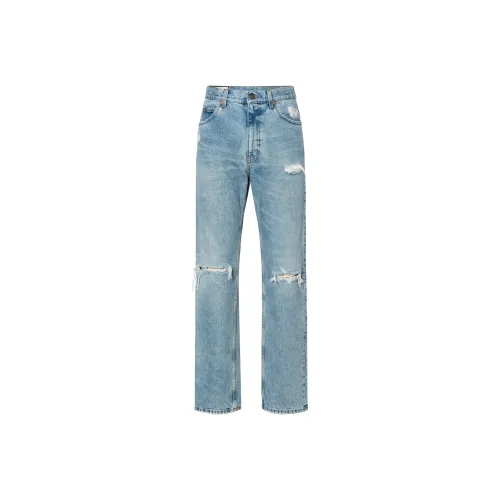 GUCCI Light Blue Men's Jeans GUCCI Светло-голубые мужские джинсы