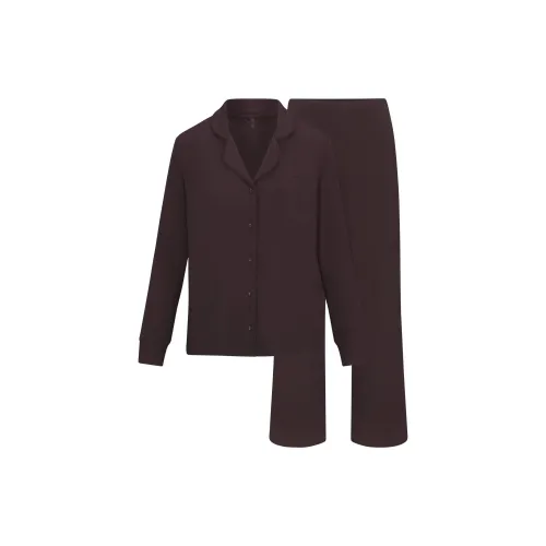 SKIMS FW25 Мягкий Lounge Sleep Комплект Пижамы Комплект Женские