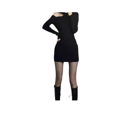 GIUHF Длинное платье с длинными рукавами женское