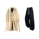 Хаки + Черные штаны