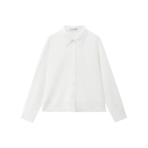 Giordano 01 Натуральный Белый Женские Рубашки