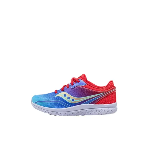 Бостон Children's Hospital x Saucony KINVARA Essence 11 Low Топ Беговые кроссовки Синий Красный Детский