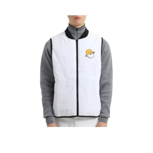 Malbon Golf Белый Мужской Жилеты