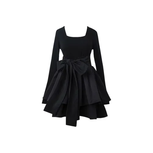 Incolore Длинное платье с длинными рукавами женское