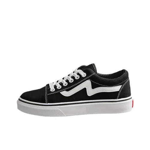CRZX Low-Top Canvas Shoes Black Women's