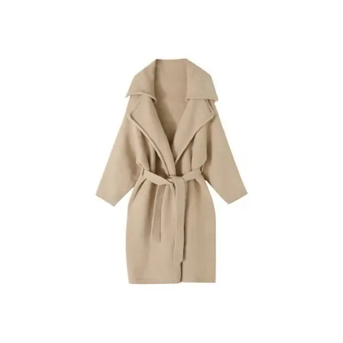 GORGEOUSIDEA Абрикос Кардиган Женские Трикотаж