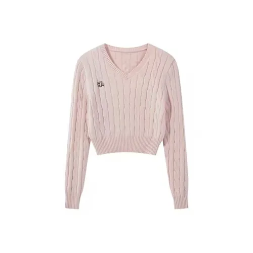 ZVJH Розовый Женский Трикотаж