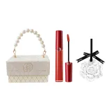 Красная жидкая помада #421, песочный цвет + белый чайный ароматизатор