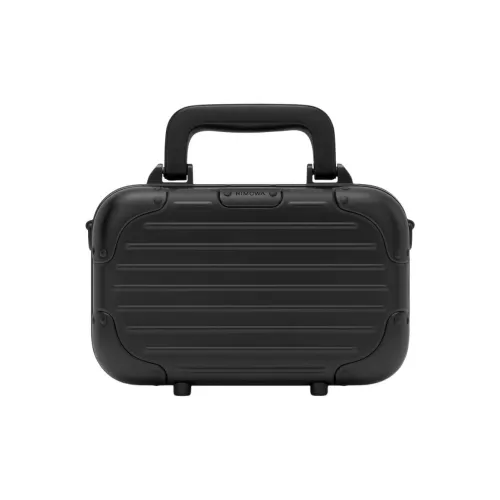 RIMOWA Алюминиевая сумка унисекс черного цвета