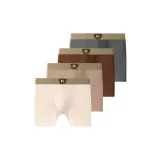 4 пачки [Темно-коричневый + Светло-серый + Кожа + Серый]