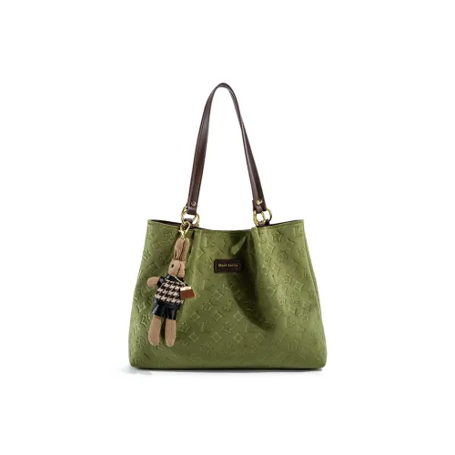 MACKJANICE Полиуретан с синтетической кожей Тоут Сумка Сумка через плечо Женская Авокадо Зеленый