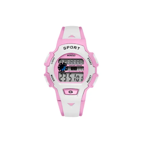 Miniso Electronic Механизм TPU Ремешок Часы Унисекс Серый Циферблат