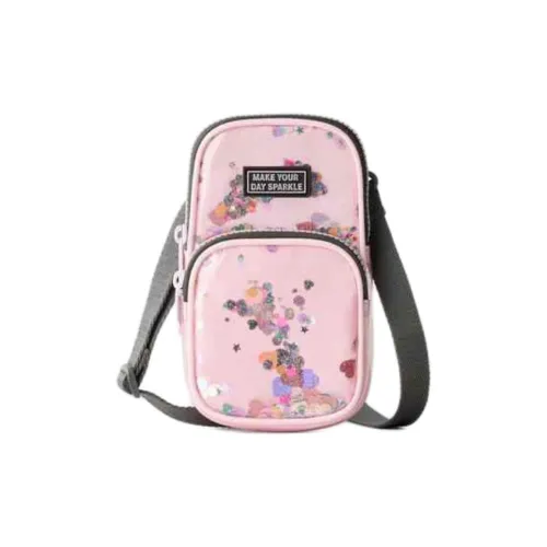 ZARA Термопластичный полиуретан Сумка через плечо с чехлом для телефона Детский Розовый