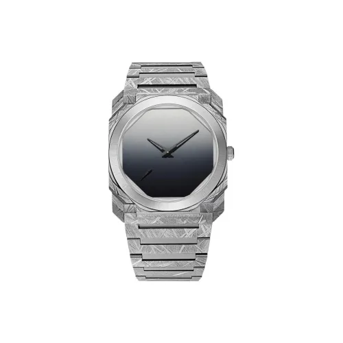 BVLGARI OCTO Мужские часы Автоматический механический механизм Титан Ремешок 40 мм Серый циферблат