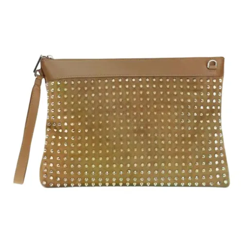 CL Телячья кожа с замшей клатч мужской светло-коричневый