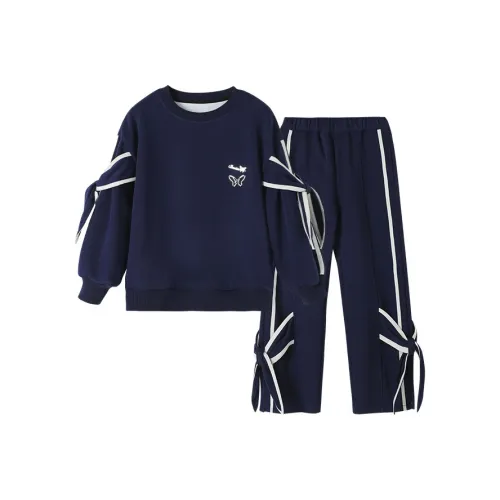 YUANYUAN GIRL Повседневная спортивная одежда Осенний двухкомпонентный комплект для детей 3-7 лет