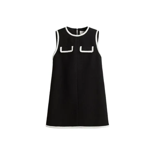 H M Черные Белые Женские Платья Без Рукавов