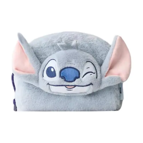 ZARA Lilo Stitch Коллаборация Искусственный мех Путешествие Мешок для хранения Детский Синий