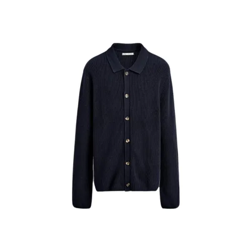 ZARA Морской синий Мужской Трикотаж