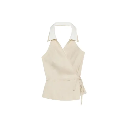 JONATHAN SIMKHAI Песочный Женские Рубашки