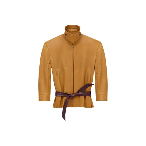 SAINT LAURENT Кожа Куртка Пальто Женские