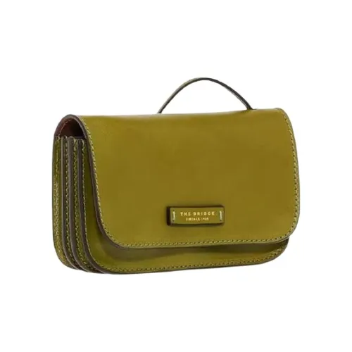 THE BRIDGE Сумка через плечо из кожи женская зеленая
