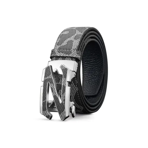 Devanro Ремни из натуральной коровьей кожи мужские 3,5 см