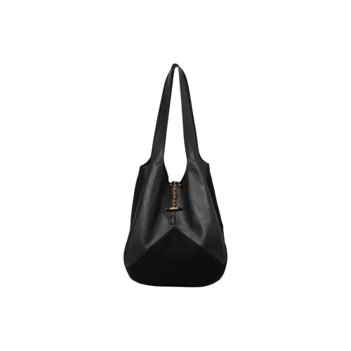 Chloe Сумка через плечо из телячьей кожи и замши обычная женская черная