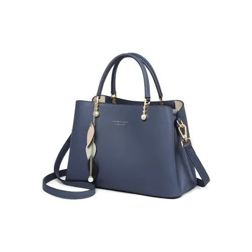 Crtnzo Kroez Коровья кожа Сумка Стандартная Женская Синий Экрю Красный