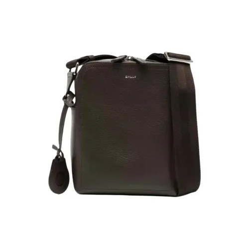 BALLY Кожа Курьерская сумка Сумка на плечо Мужская Кофейная